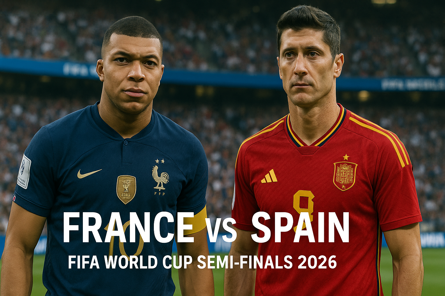 News 8 France vs Spain World Cup 2026 Semi Final Prediction