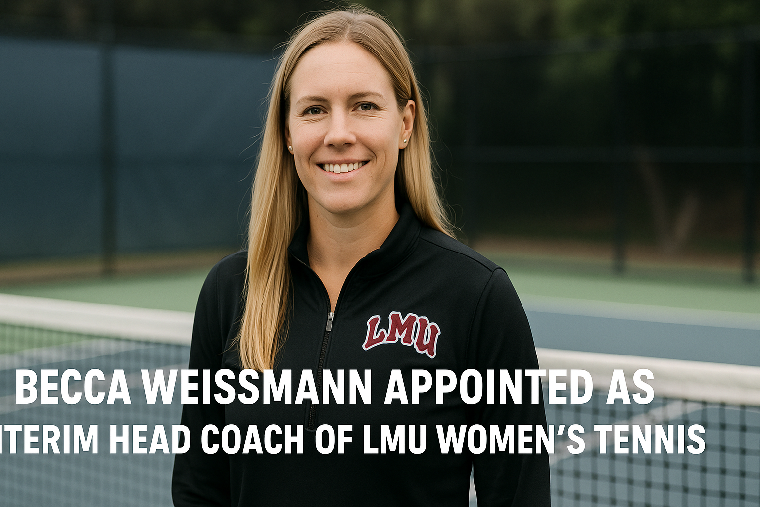 LMU Women’s Tennis Names Becca Weissmann Interim Coach