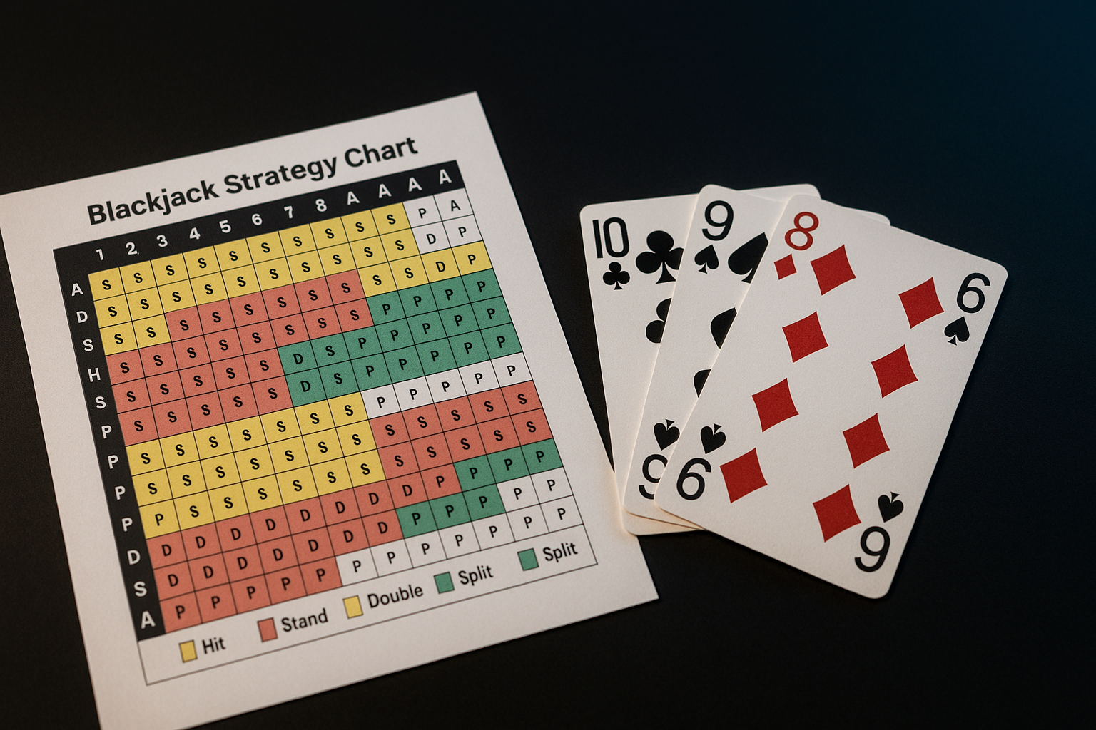 News 1 Blackjack basic strategy chart helps you avoid a 15.7% swing